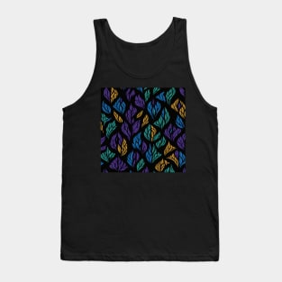 Seamless Stained Glass Window Patterns Tank Top